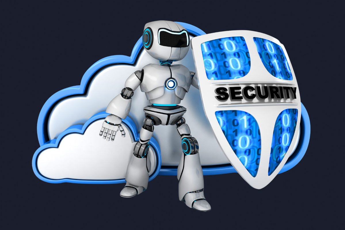 Al with shield protecting data.