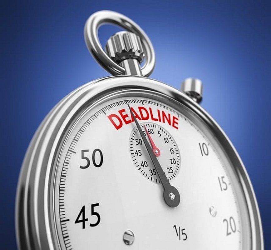 Always meet your deadlines