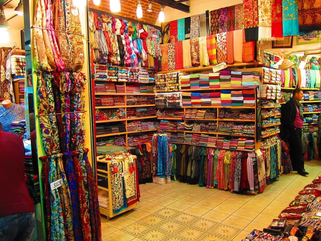 An apparel store.