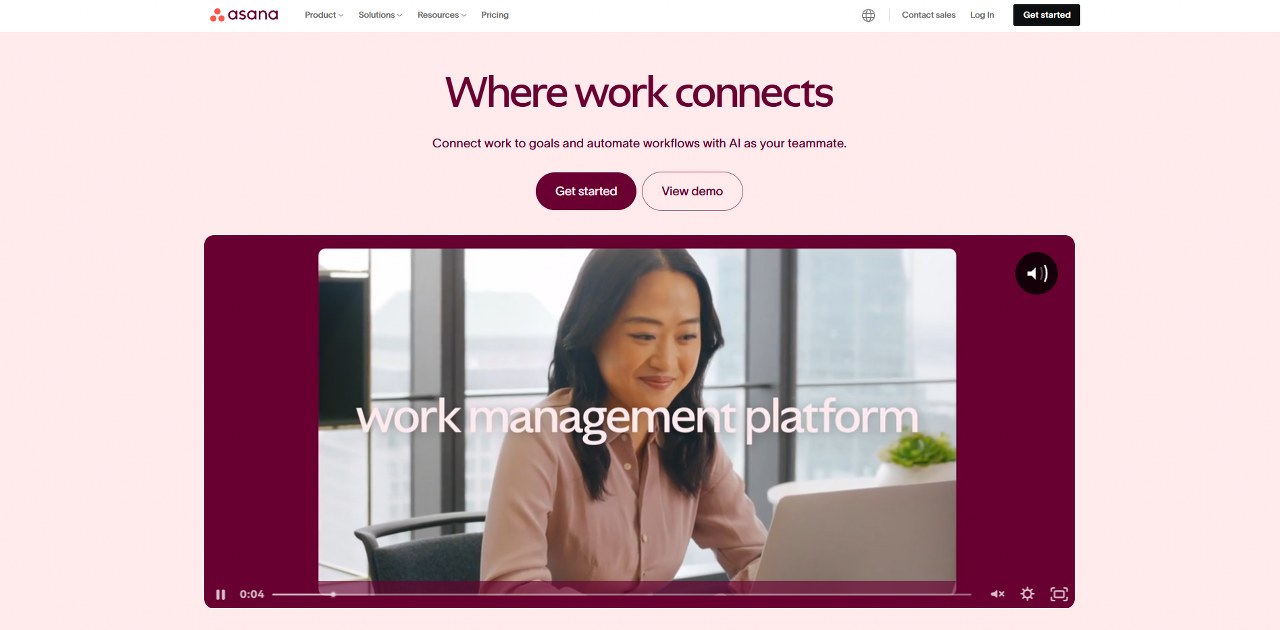 Asana's website.