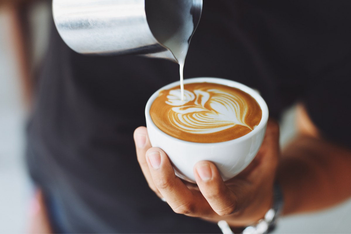 Barista Making Coffee.