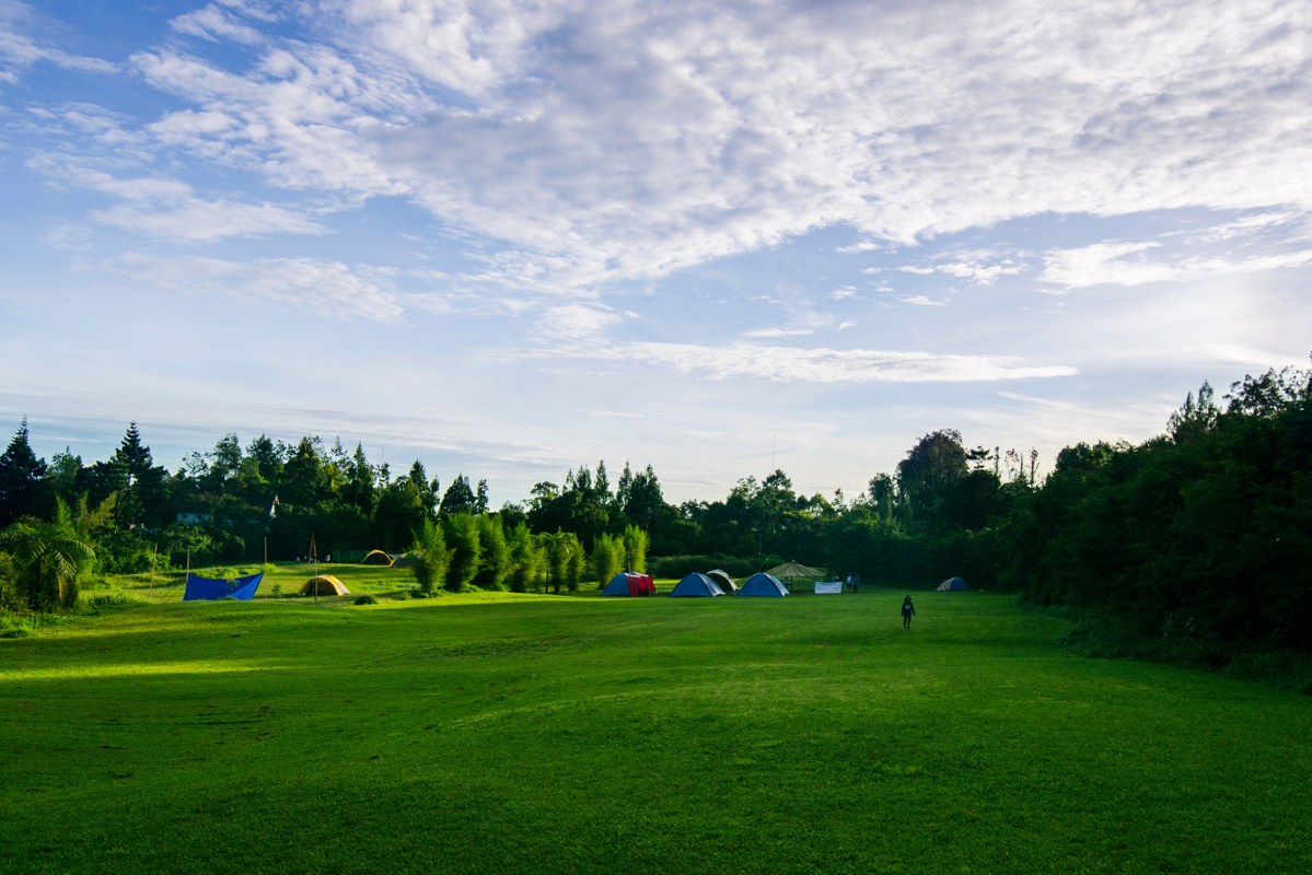 Beautiful and vast camping ground.
