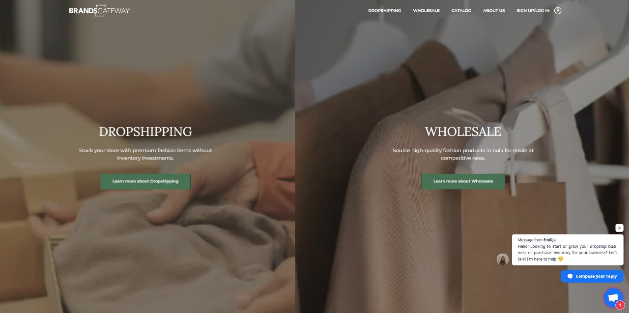 BrandsGateway's website.