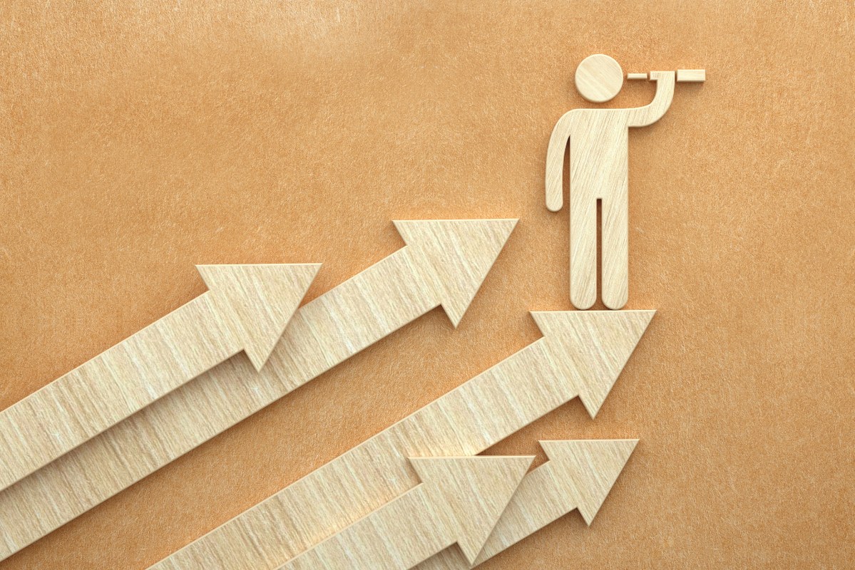 Businessman Icon With Leadership Concept.