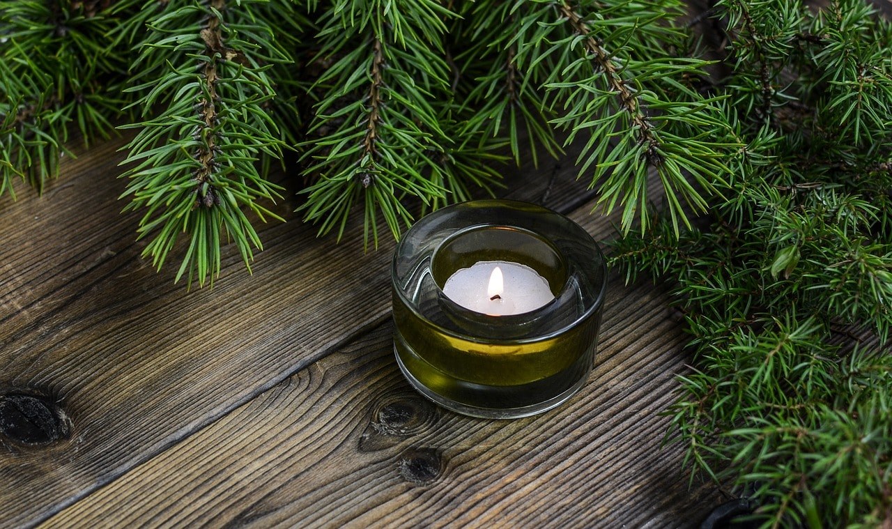 Candles with fragrances.