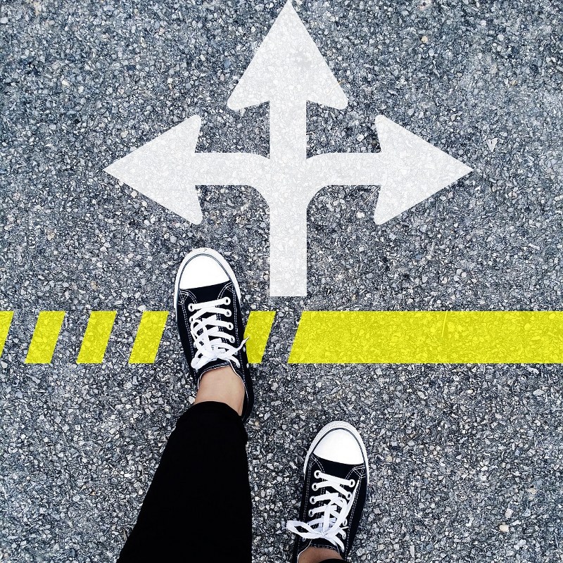 Choosing the right direction.