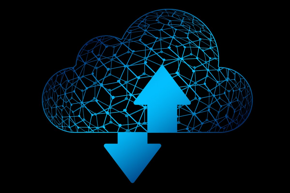 Cloud storage concept.