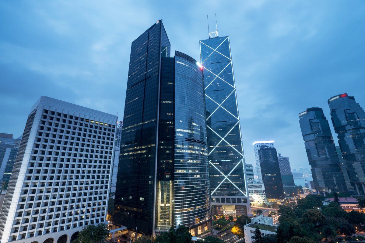 Commercial building located in Hongkong.