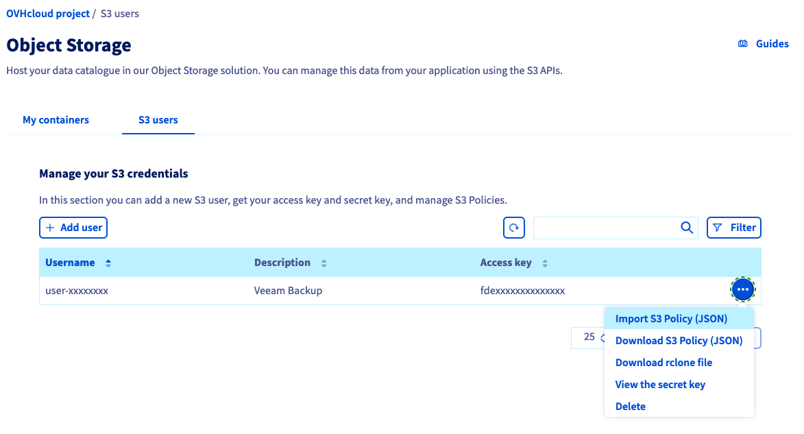 OVHcloud Object Storage