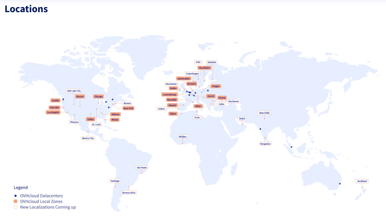 OVHcloud’s Server Locations