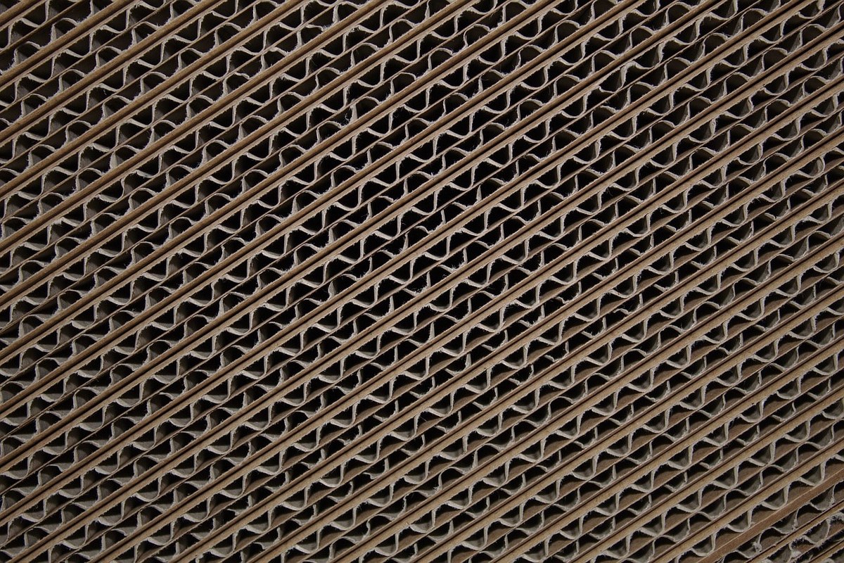 Corrugated cardboard can be used as a packaging maeterial.