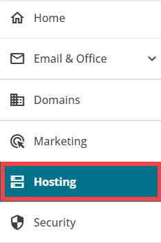 Hosting button