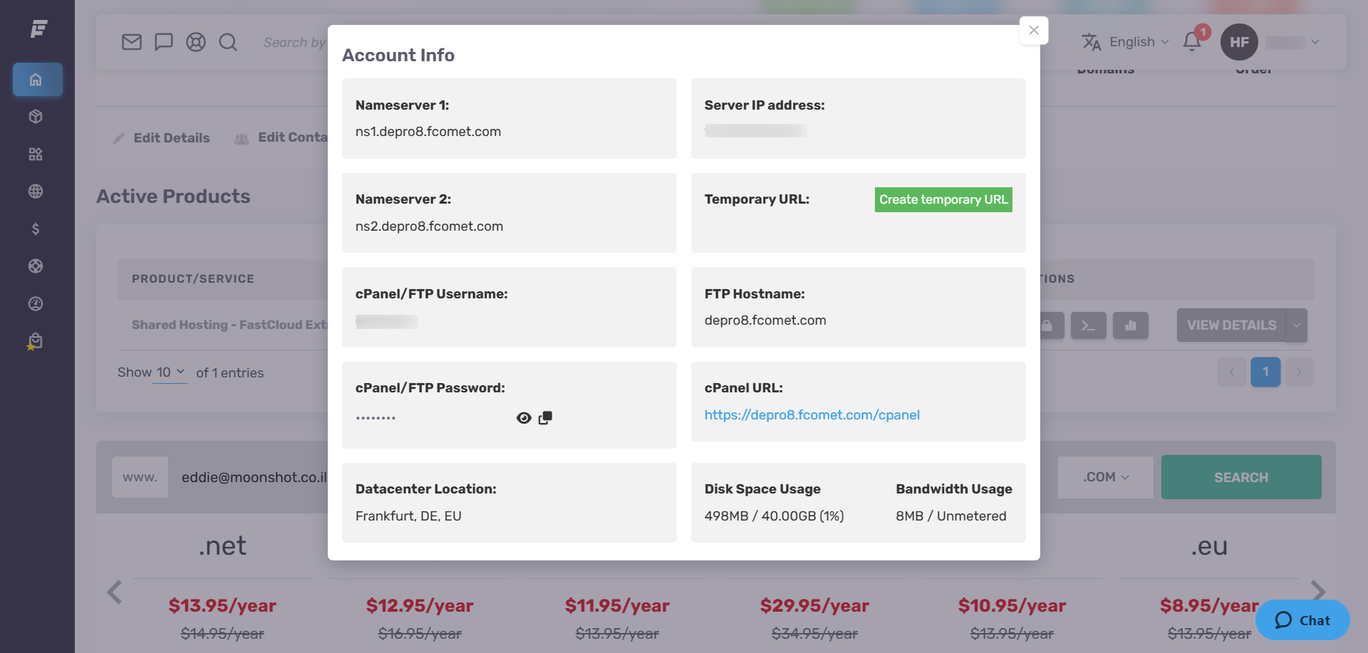 Account Info
