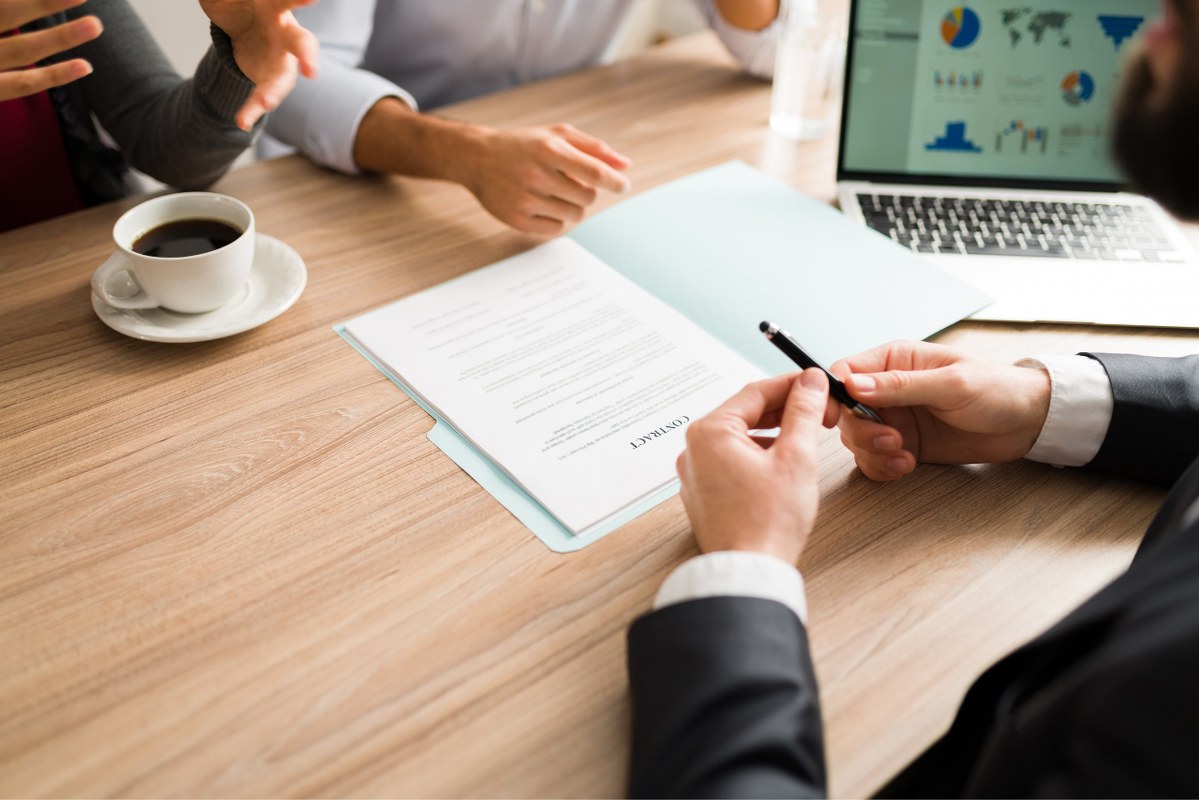 Financial adviser providing professional financial services.