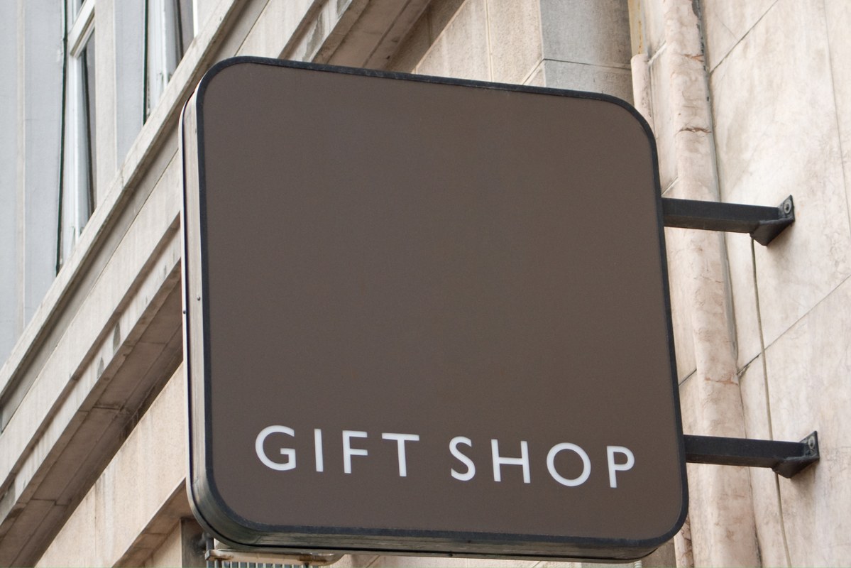 Gift shop sign.