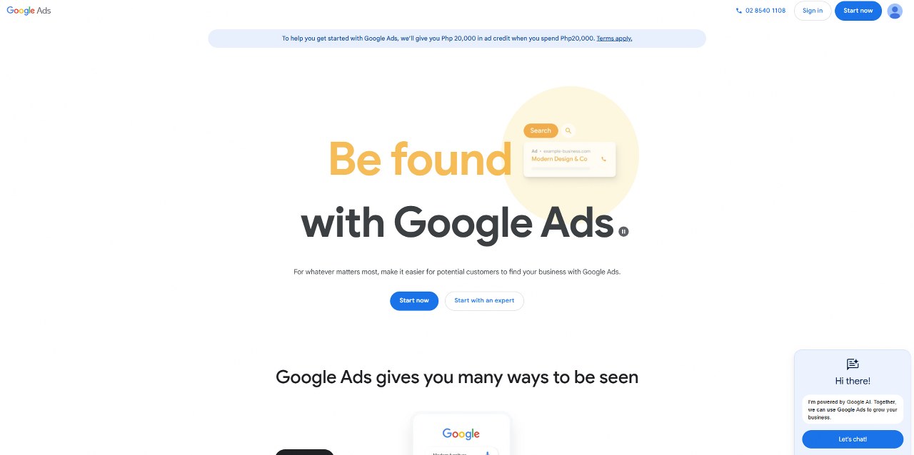 Google Ads' website.
