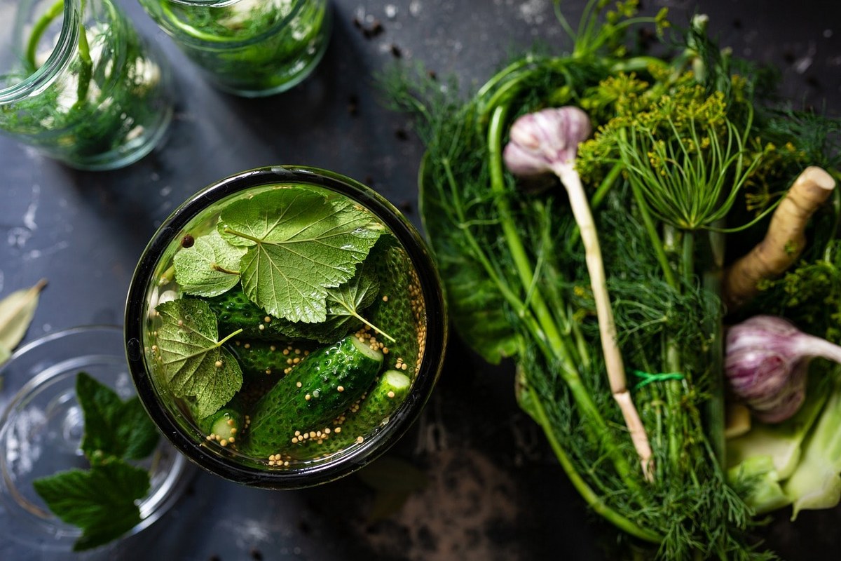 Herbs and vegetables recommended by holistic healers.
