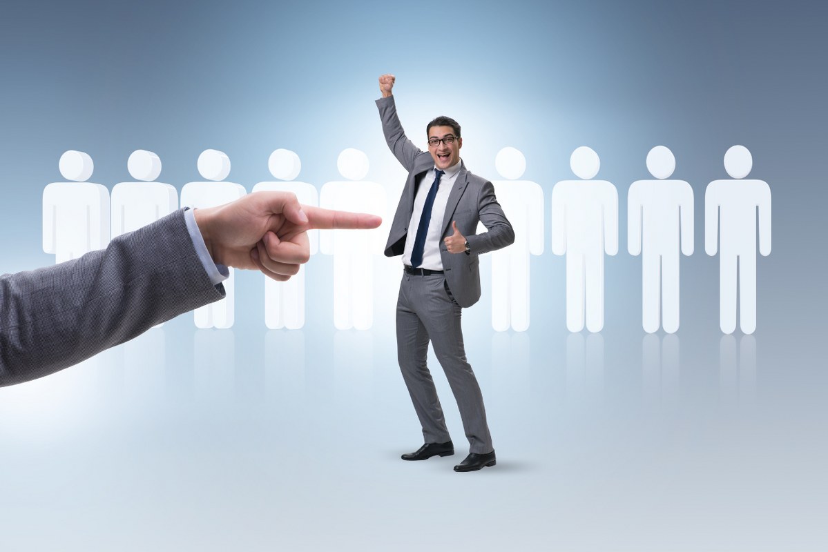 Hiring the best people concept.