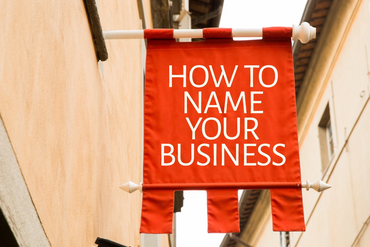 How to name your business on outdoor display.