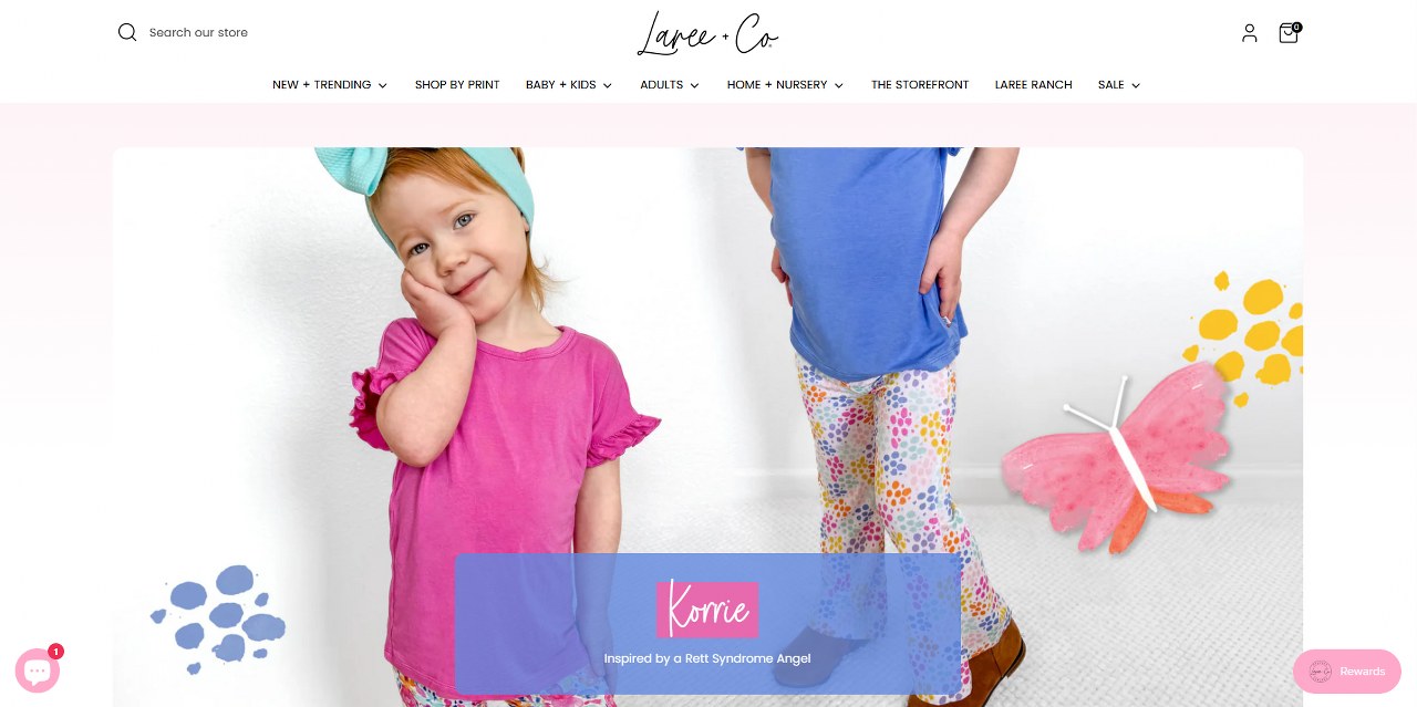 Laree + Co's website.