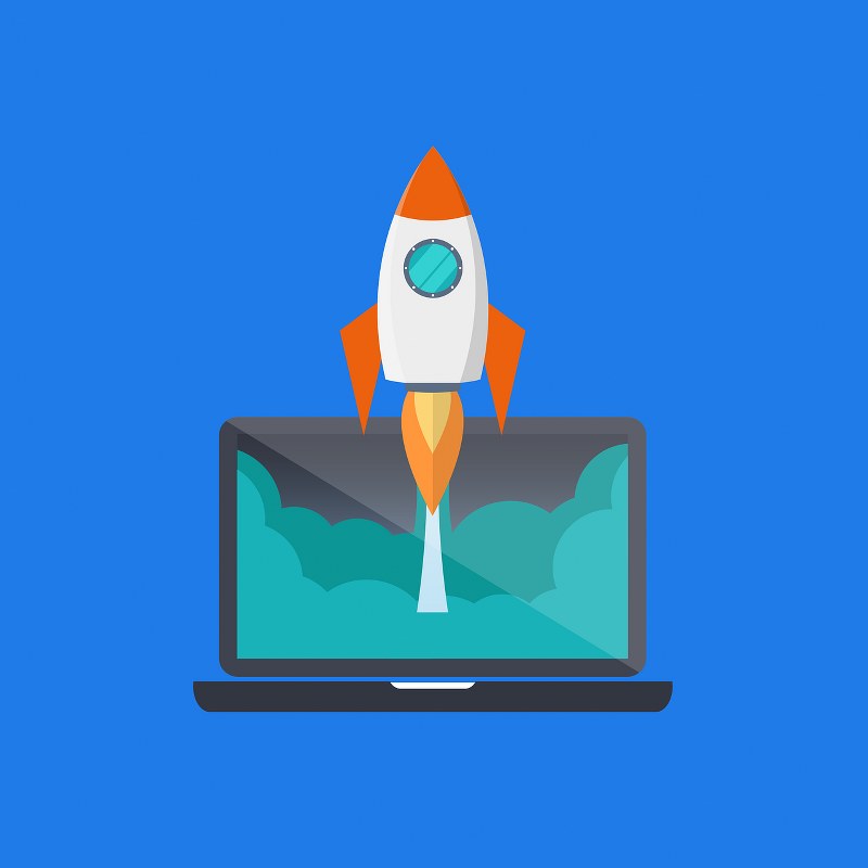 Launching illustration.