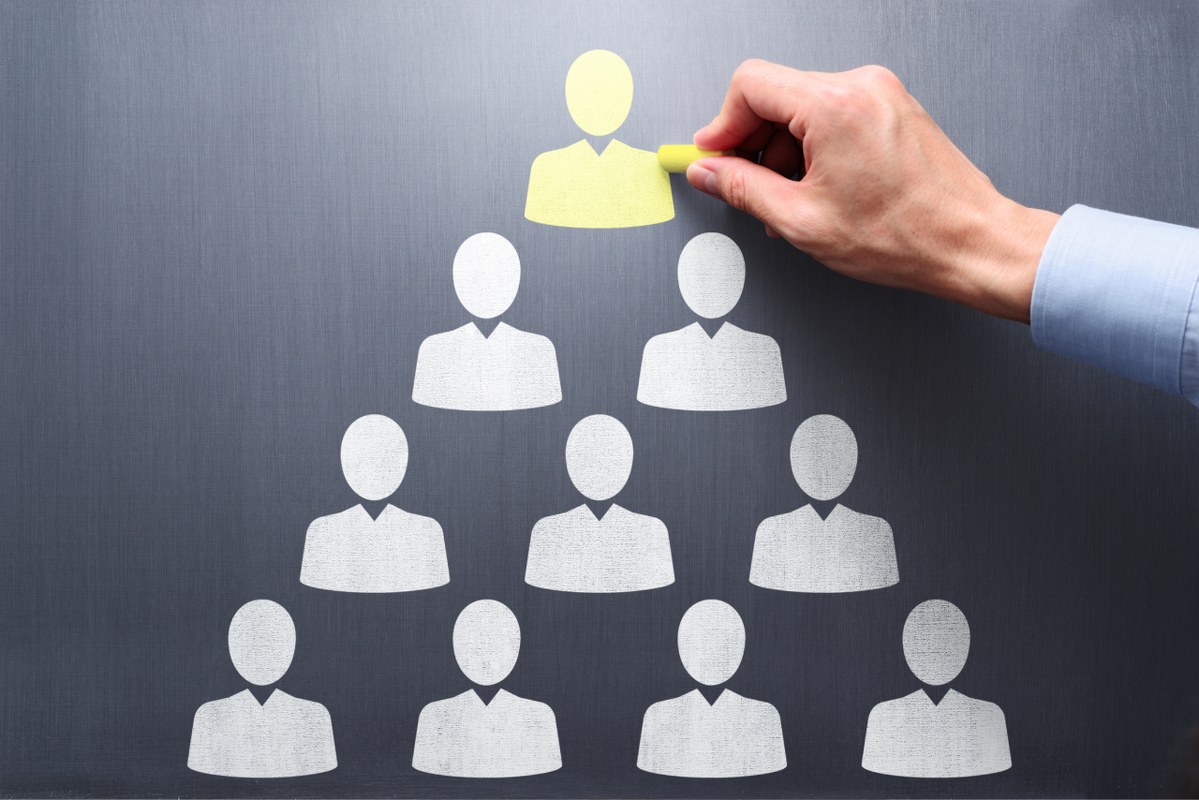 Leader of company organization.