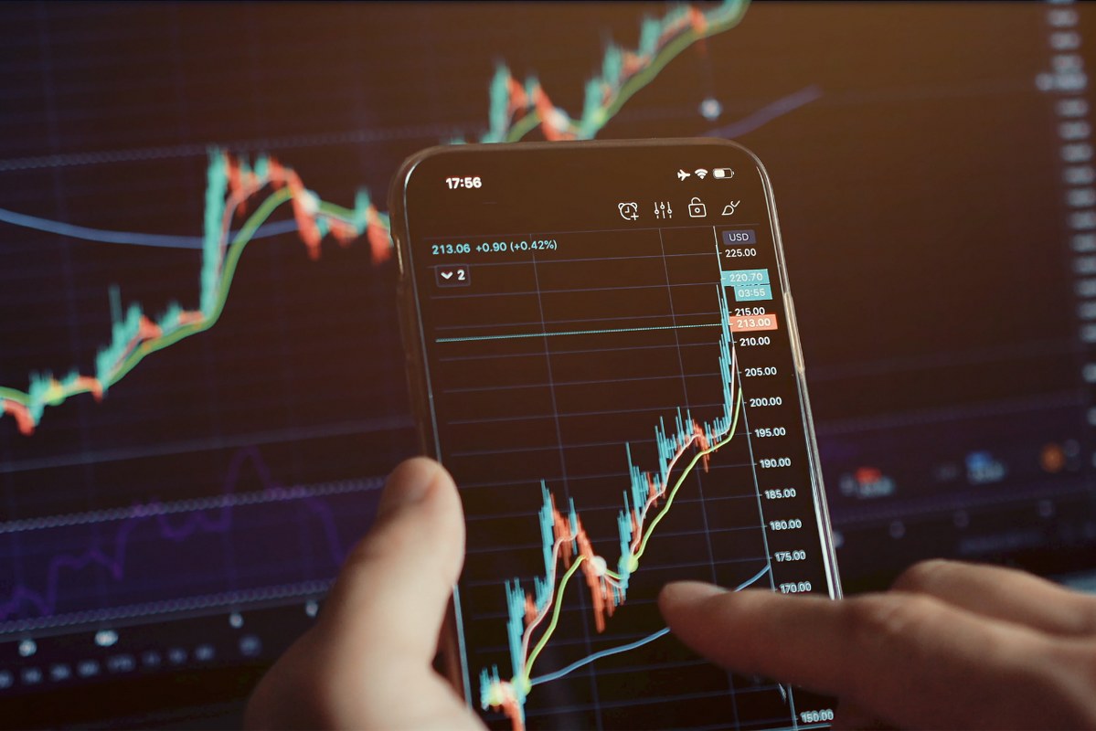 Market Analysis Data Graph with Price Rates.