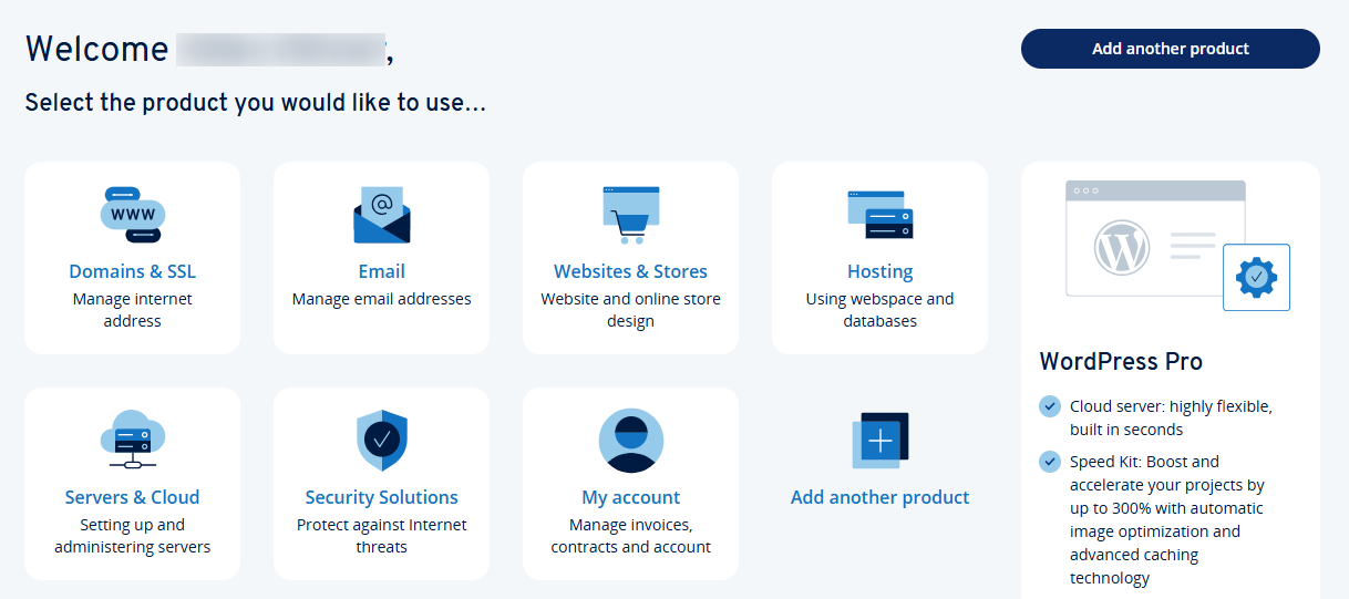 IONOS Client Area