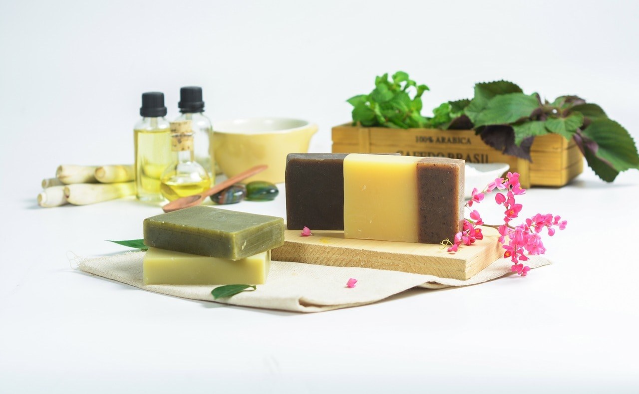 Naturally made soap.