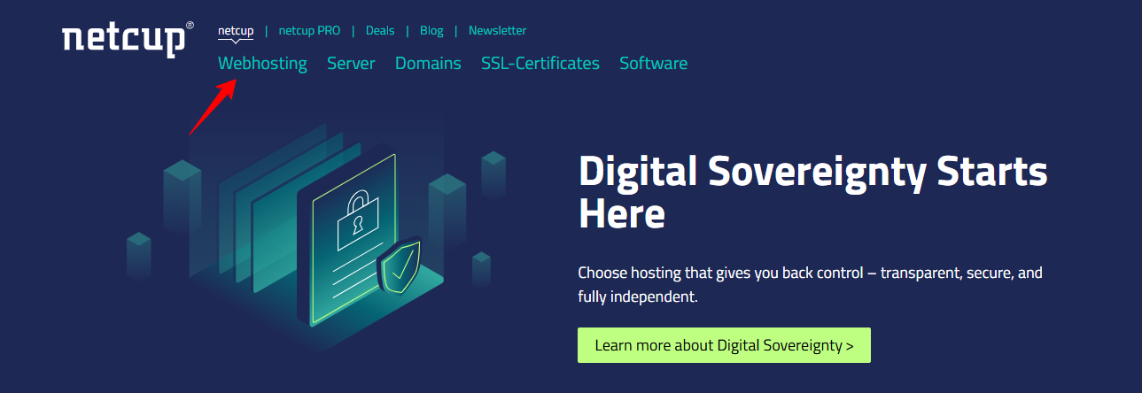 Webhosting button