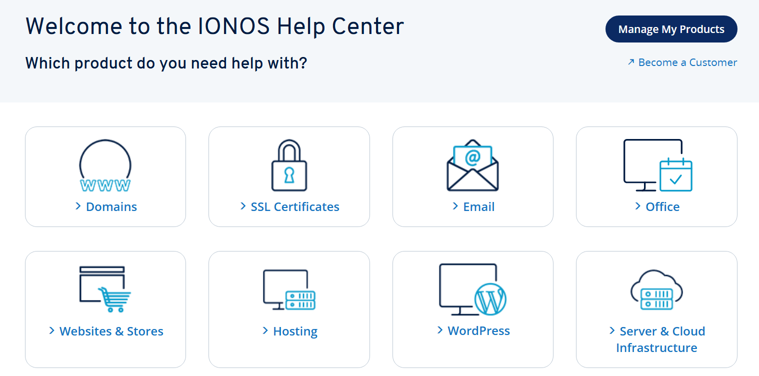 IONOS Help Center