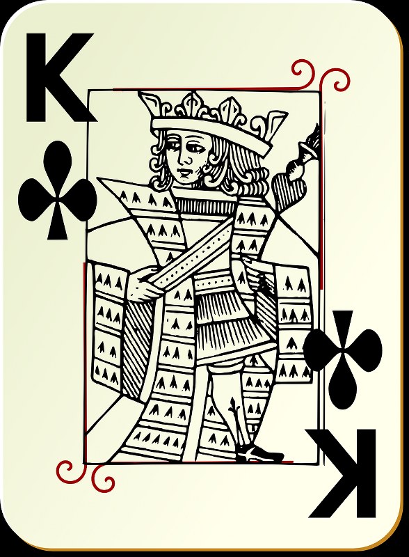 Normal king card.