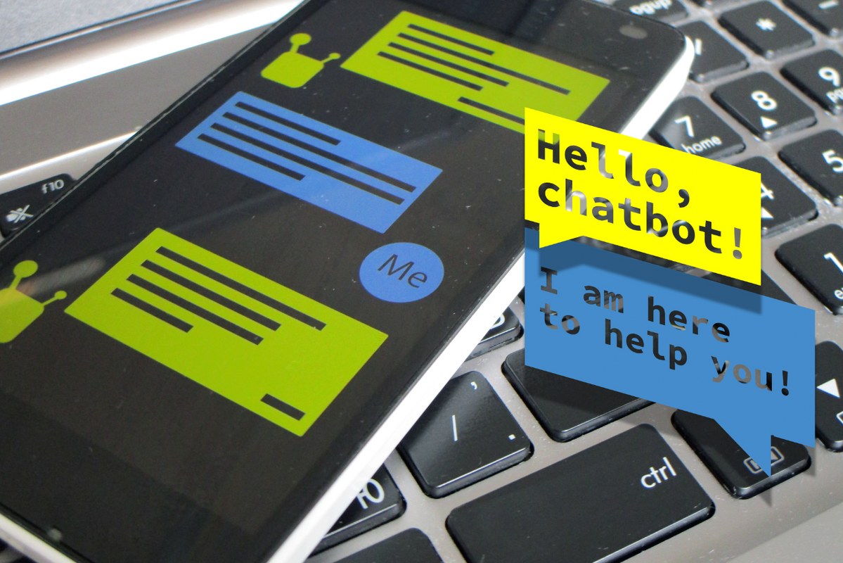 Online dialog between user and chatbot.