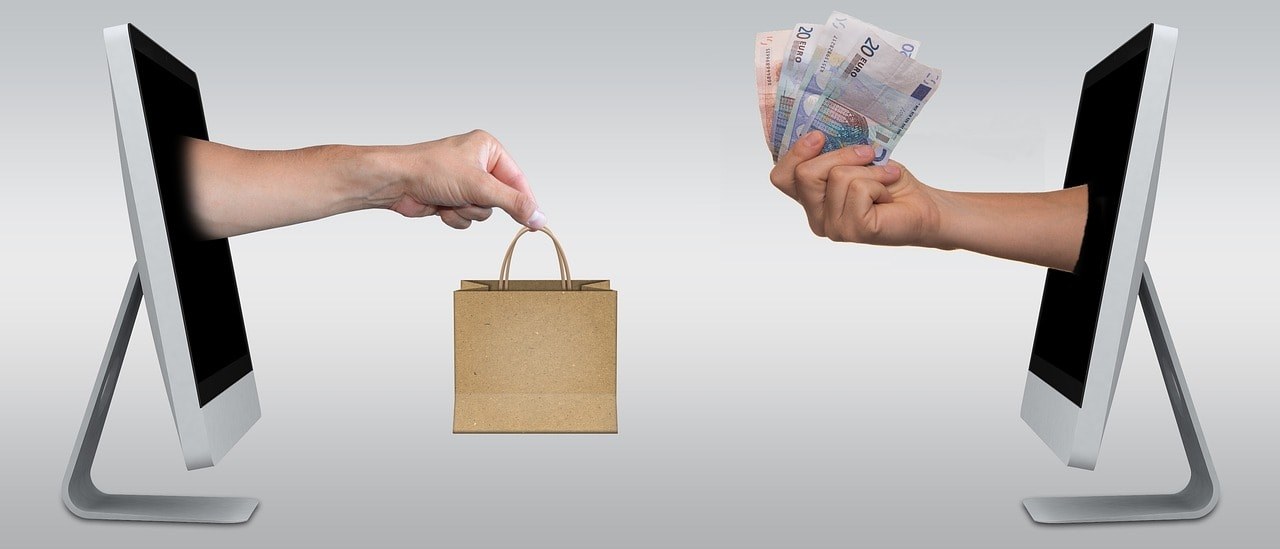 Online ecommerce payment.