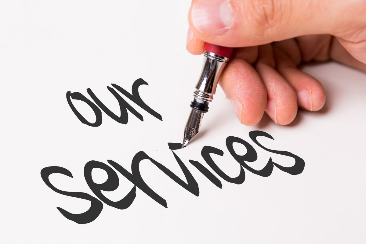 Our Services writing.