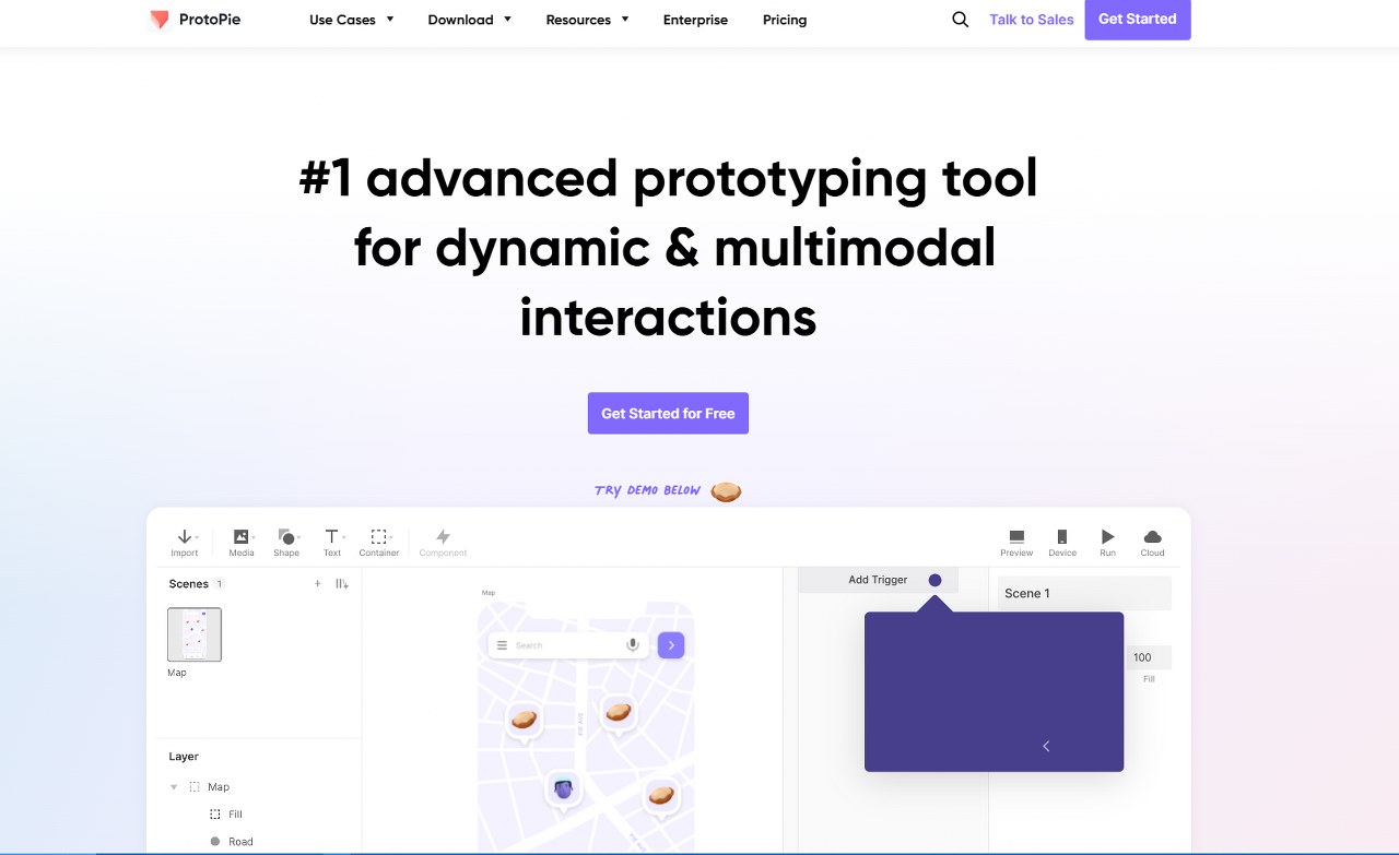 ProtoPie website homepage.