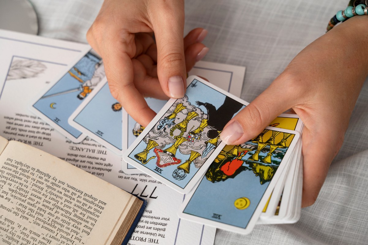 Sampling cards.