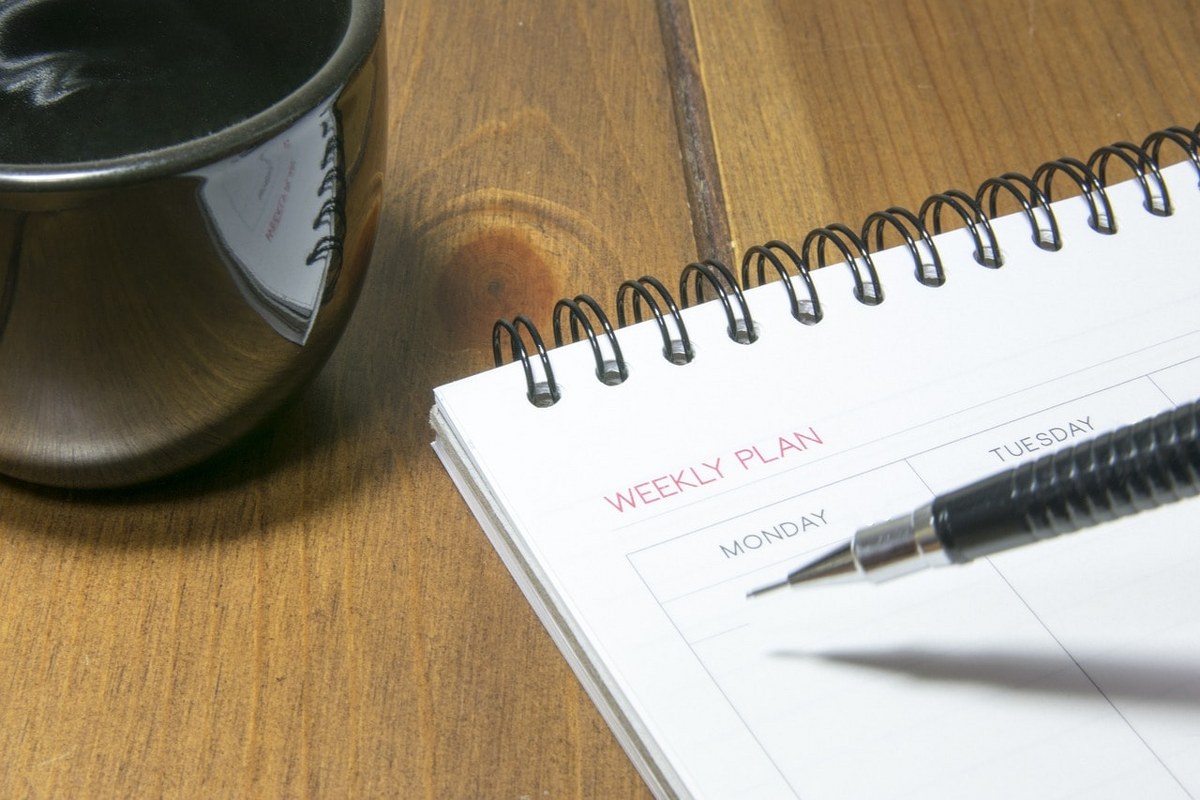 Scheduling with a pen and paper.