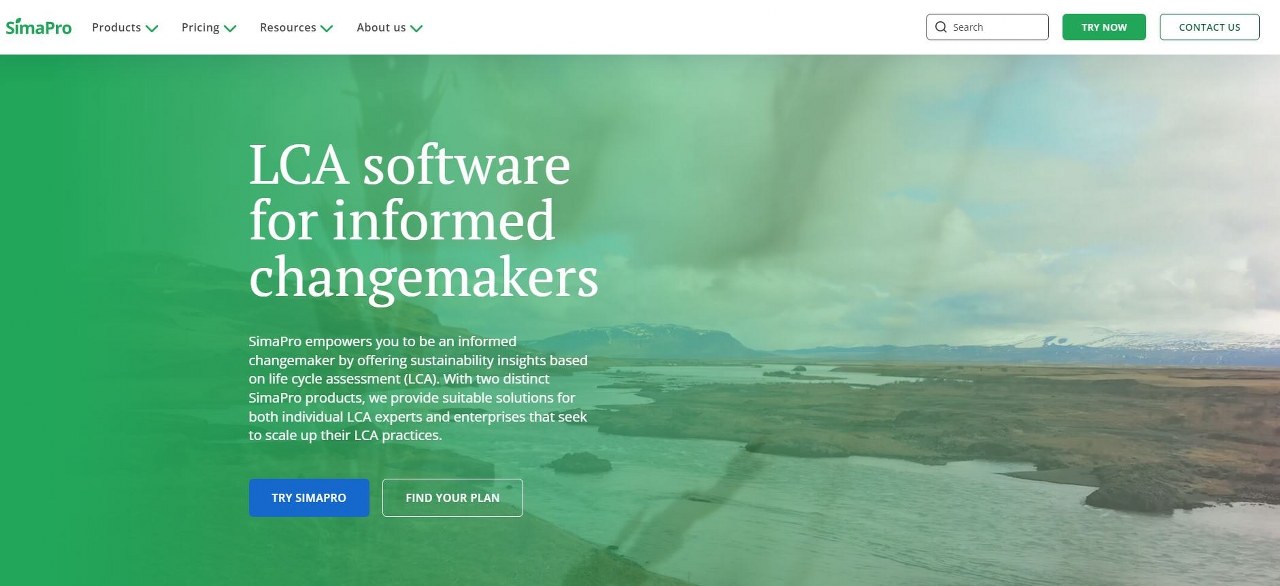 SimaPro software website.