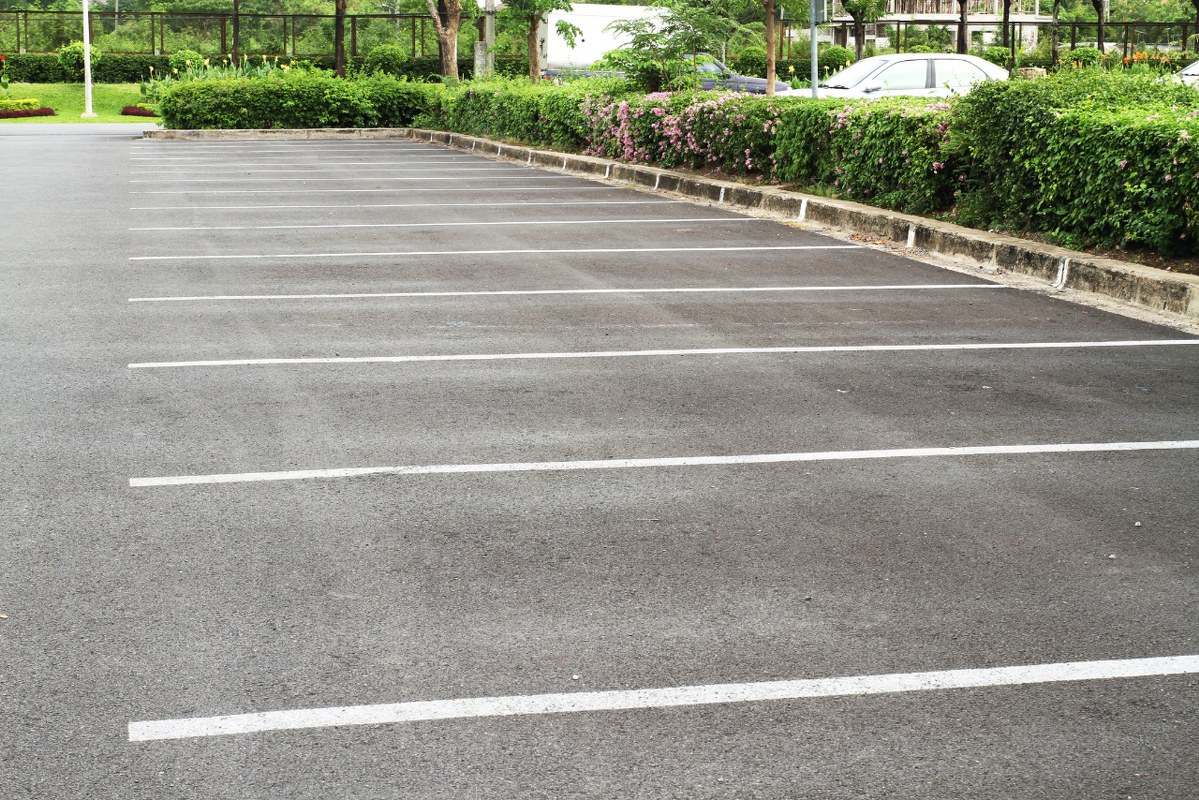 Spacious Car parking lot.