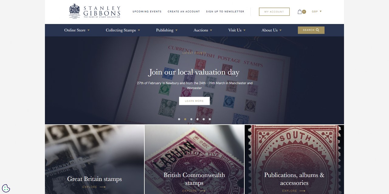 Stanley Gibbons' website.