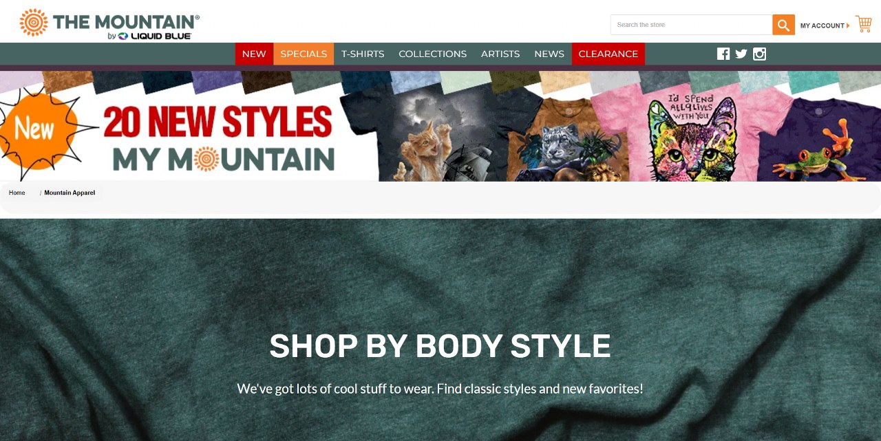 The Mountain's website.