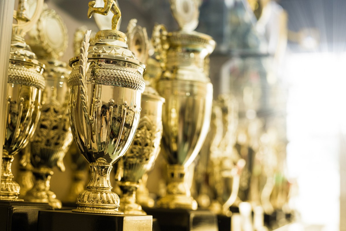 Trophy awards.