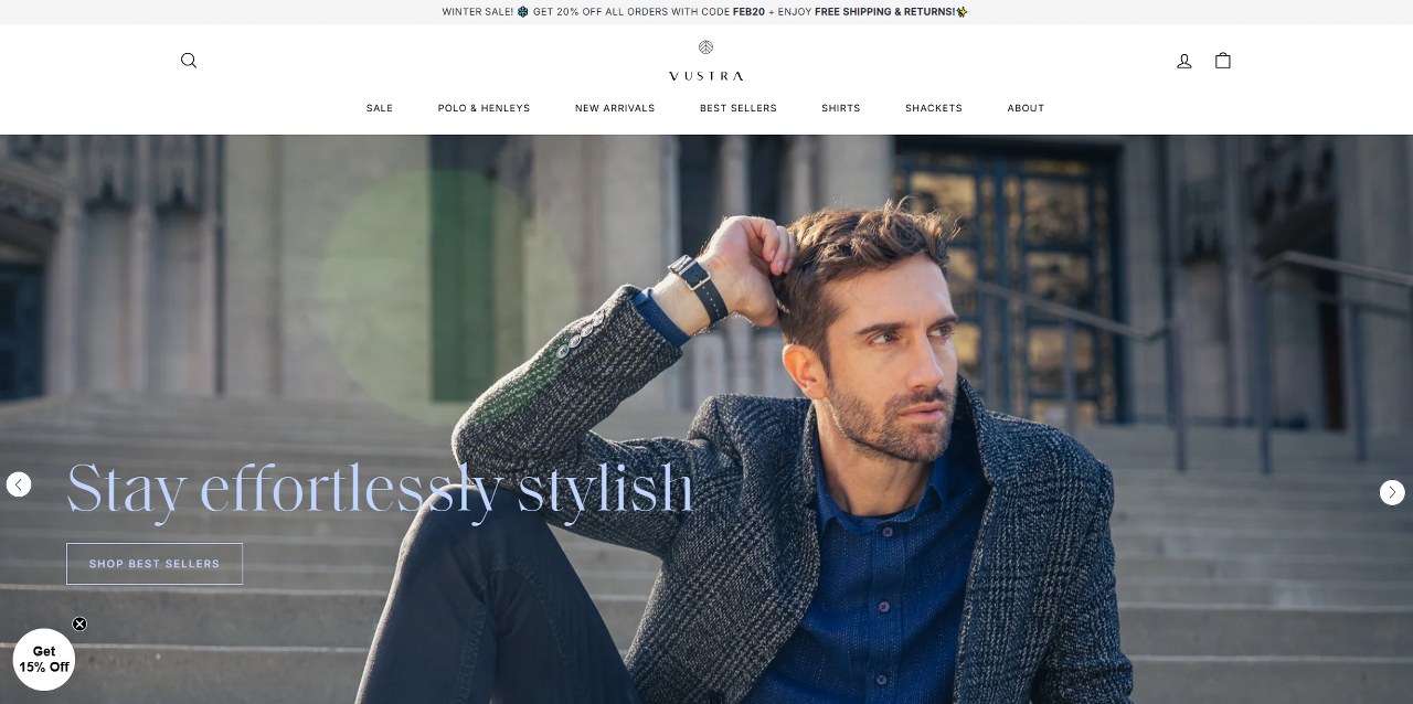 Vustra's website.