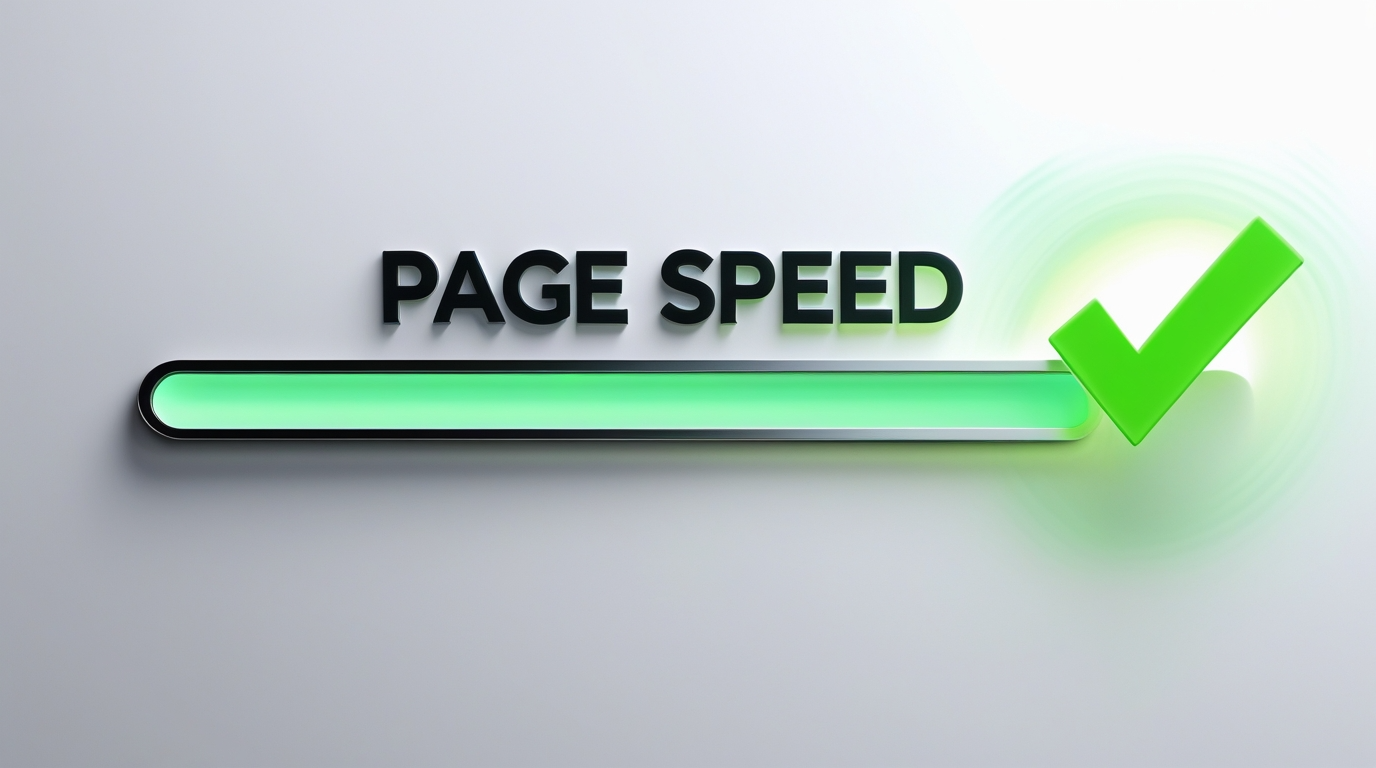 What to Expect After Setup - Page Speed Checkmark