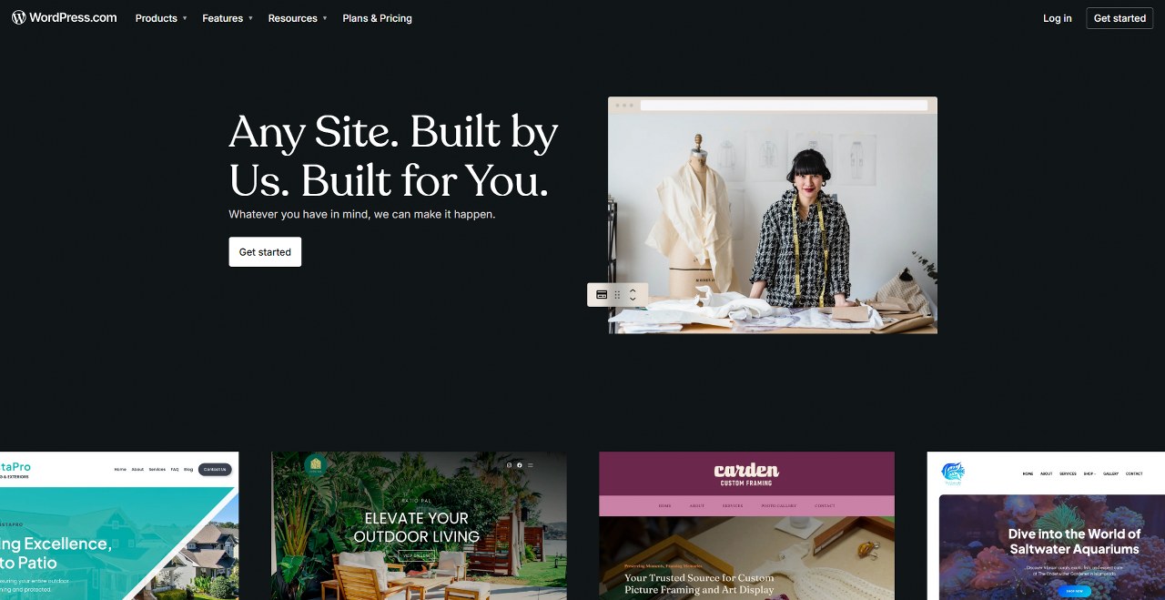 Wordpress web design website.