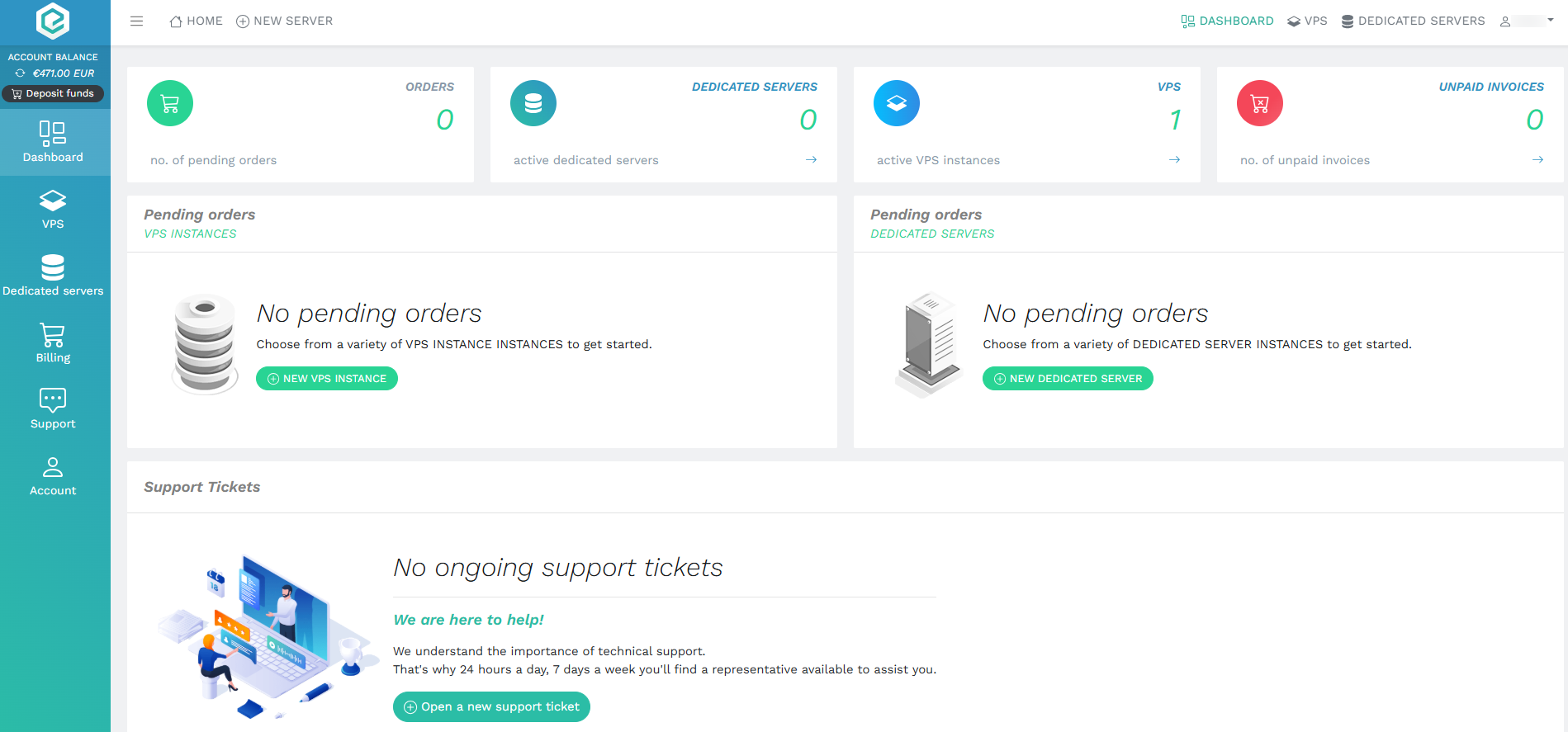 Support Button