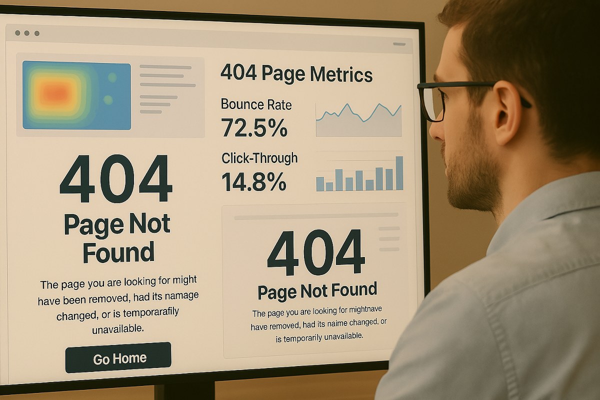 404 page analysis.