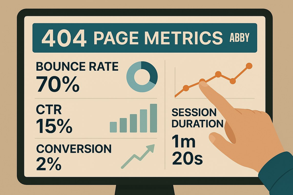 404 page metrics.