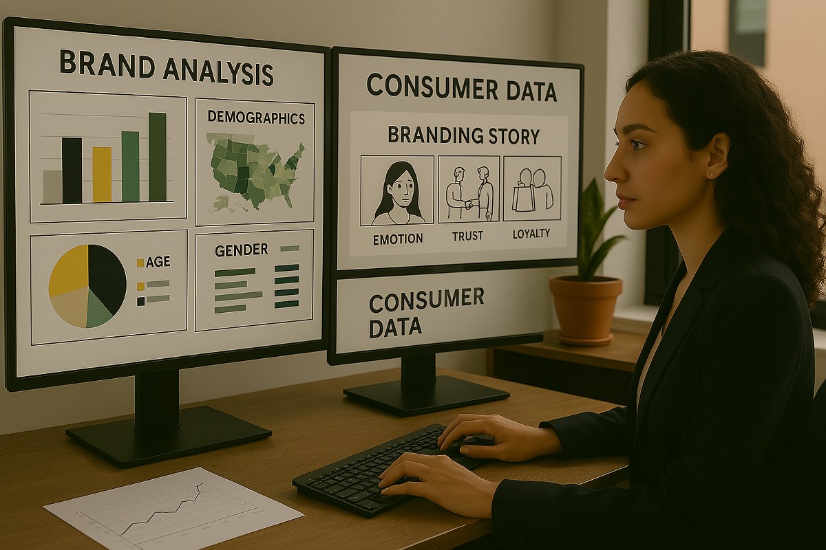 A branding expert doing brand analysis.
